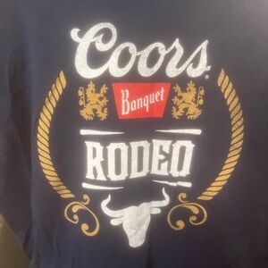 Coors Banquet Rodeo Graphic Tee size large